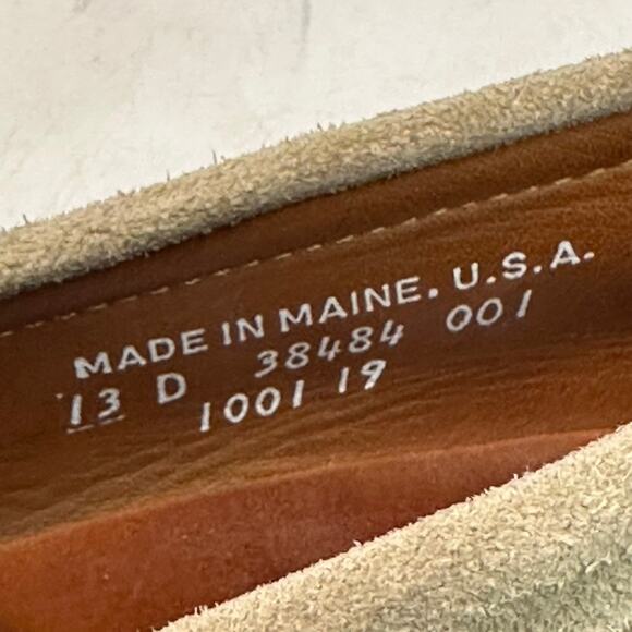 NEW HEELS Rancourt & Co. Naples Venetian Loafer Moc Suede Tan Made in USA 13 main image 5